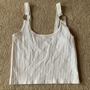 White Crop Tank - Small